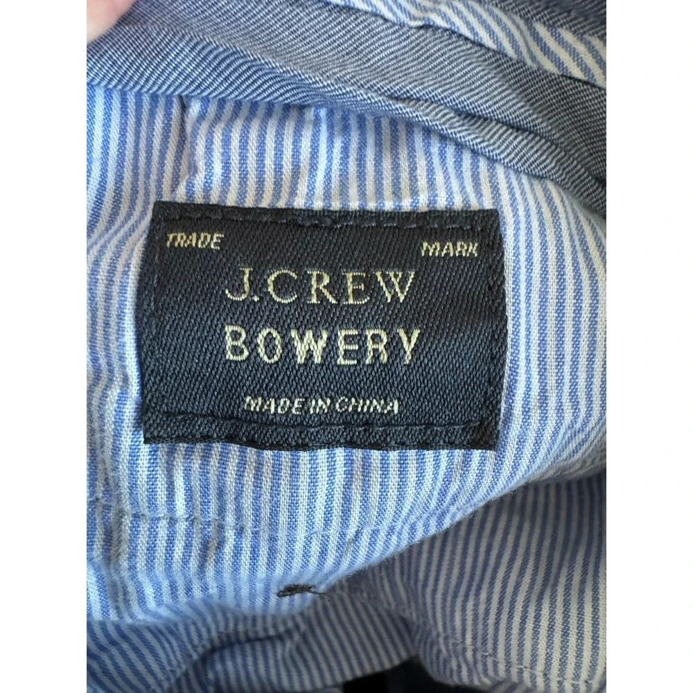J.Crew Bowery Stretch Chino Pants Navy‎ Sz 33x32 Classic Slim Fit Twill Career